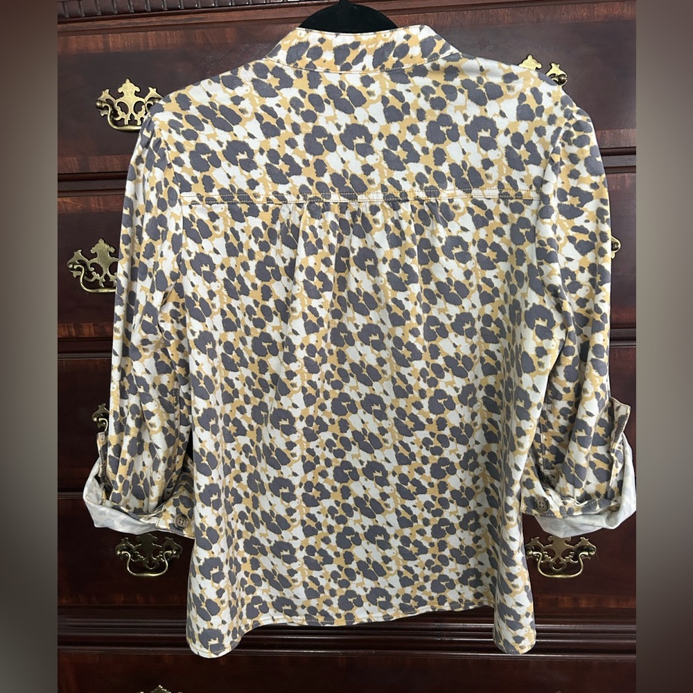 CAbi Leopard Print Blazer - Yellow and Black - Picture 4 of 8